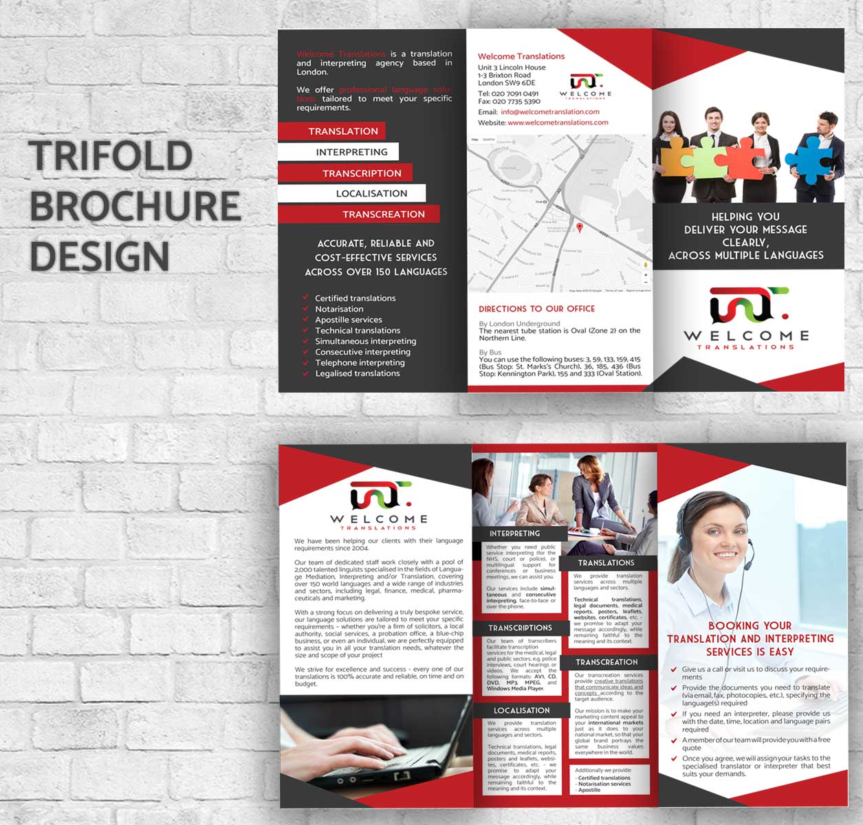 WT Trifold brochure